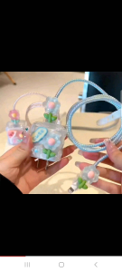 5 in 1 1 set pelindung charger hp pelindung kabel charger karakter pelindung kepala charger pelindung kabel casan hp