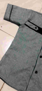 Atasan Muslim Anak Laki-Laki Usia 2-3 Tahun: Baju Koko Lengan Pendek Katun Madina