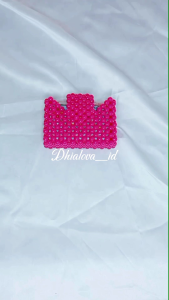 Dompet Manik 2 Slot | Zoey Beaded Wallet | Beaded Card Holder | Pearl Card Holder by dhialova