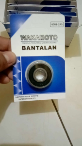 LAHER BEARING 6201 2RS MURAH DENGAN KUALITAS TERBAIK WAKAMOTO 1PCS