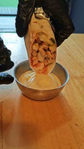 ซอสกระเทียมรสดั้งเดิมและเผ็ด / garlic sauce original & spicy