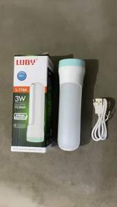 Luby Lampu Emergency LED L-7760 3W + 20 LED SMD Super Terang Rechargeable Tahan Hingga 10 Jam