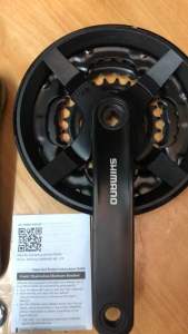 Bộ Đùi đĩa xe đạp Shimano TY301 chất liệu nhôm 3 tầng chất liệu nhôm