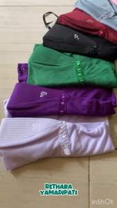 Kerudung Hijau Mi Instan Model Rabbani Inova Anak Sekolah Warna Putih