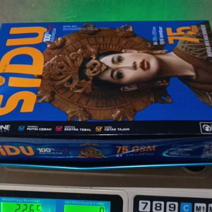 sidu kertas HVS 75 gsm ukuran A4 (21 x 29.7 cm) kertas photo copy 1 rim (500 lembar)