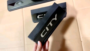 Sillplate Samping City Hatchback 2017-2026 Black Chrome