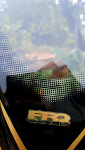 VISOR/WINDSHIELD VARIO 160 ABS BLACK SERIES FREE DOUBLE TAPE