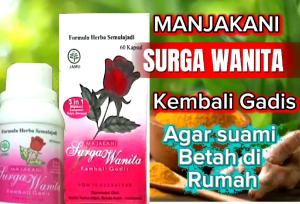 PERAPET KEWANITAAN isi 60 Capsul Jamu/Herbal Alamai. MANJAKANI SURGA WANITA
