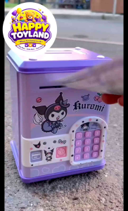 🐱💰 Fashion My Day ATM Piggy Bank for Kids | 🔐 Fingerprint Recognition Money Saving Box | 🎵 Educational Toy | 🎁 Kuromi Design Kids Gift | 🧠 Money Saving Learning Toy | 👧👦 Ready Stock Malaysia 🇲🇾
