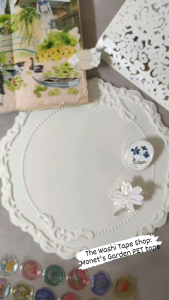 Fairy Lights Journal - READY STOCK/ art journaling/ scrapbook deco/ The Washi Tape Shop: Monets Garden PET tape