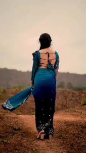 [PRE-ORDER] Soft Heavy Georgette With Embroidered Real Mirror Work Saree ( Delivery 10 days )