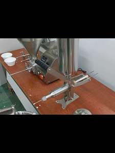 เครื่องบีบแยม ความจุ5L บีมครีม แบบมือกดสแตนเลส ที่บีบไส้ขนม บีบแยมไส้ขนม