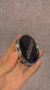 chụp mâm Rays 60mm nắp trung tâm ô tô nắp vành mũ phụ kiện sửa đổi ô tô ốp mâm logo rays 60mm