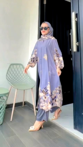 New SET LONG TUNIK HIJAB AYESHA SET LONG TUNIK HIJAB TERBARU SET LONG TUNIK HIJAB KEKINIAN BEST SELLER