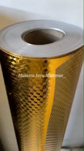 { NEW } PVC MOTIF KOTAK EMAS LAPISAN HARDCASE LAPISAN TRIPLEK dll 120x50 Import Quality