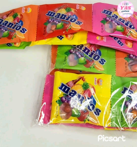 24pcs MANIOS FRUIT SOFT CANDY/ loot bag fillers / paninda / giveaways / party favors.