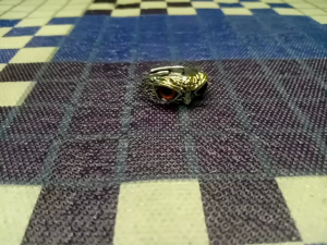 Cincin Burung Hantu Pria Dan Wanita Model Terbuka Anti Karat Dan Ukuran Bisa Di Besar Kecilkan Sesuai Keinginan