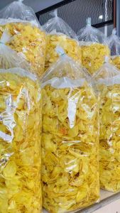 เทียบความสวยงาม กรอบอร่อย ทุเรียนหมอนทองระยองทอด แผ่นใหญ่ กรอบอร่อย ของฝากบ้านเพระยอง