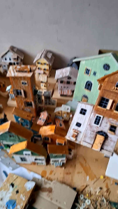 โมเดลบ้านแฮนด์เมด ของแต่งบ้าน/โต๊ะทำงาน เพิ่มบรรยากาศให้อบอุ่นเก๋ๆงานทำมือทุกชิ้น ดีไซน์ไม่ซ้ำใคร