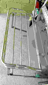 STAINLESS BACK  CARRIER FIT  FOR ALL TRICYCLE