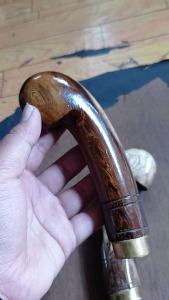 Gagang Golok Jengkolan Kayu Johar untuk Ukuran Golok 30cm