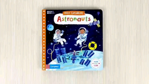 Campbell First Explorers Astronauts Push Pull Slide Board Book