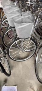 Xe mini người lớn khung Inốc không han đi bền đạp nhẹ 24/26 inch