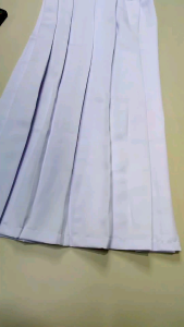 Rok SD / SMP/ SMA Putih Rempel Bahan Elemen