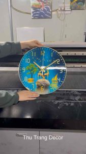 Đồng Hồ Tròn Treo Tường Decor Đồng Hồ Tráng Gương 5D Cao Cấp