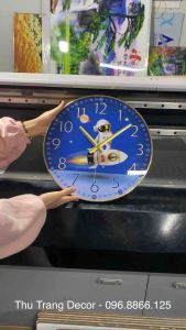 Đồng Hồ Tròn Tráng Gương "PHI HÀNH GIA" In UV 5D Cao Cấp