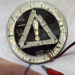 Lampu LED Bulat 8Cm - Lampu Bulat Segitiga Motor Mobil Universal DC 12Volt harga 1biji - Lampu Bulat Segitiga bisa buat Rem dan Lampu Malam