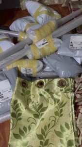 ผ้าม่านกันแสงกัน UV รายละเอียด หน้าต่างของลูกค้าความกว้าง 120 สูง 110 ต้องใส่ผ้าม่านความกว้าง 100 คูณ 130 2 ผืน