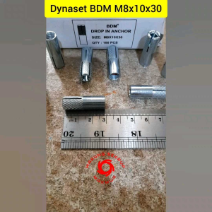 (5 pcs) Dynaset M8 / Dinaset 8mm / Drop In Anchor M8