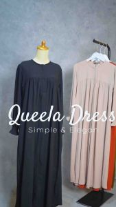 GAMIS POLOS TERBARU CRINKLE AIRFLOW PREMIUM ZYQILA DRESS REMPLE SIMPLE ELGANT
