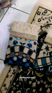 Sajadah Karishma Midi Sajadah Turkey Cream Series Ukuran Medium Sudah Free Kemas