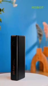 Powerbank Robot RT19 10000mAh 22.5W Digital Display Built In Kabel Tipe C Original Bergaransi