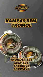 KAMPAS REM BELAKANG TROMOL THUNDER 125 SKYDRIVE SPIN 125 SKYWAVE RBTE