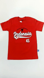 Baju Kaos Anak Edisi Kemerdekaan 17 Agustus Dirgahayu Indonesia Usia 1-12 Tahun Laki-laki Perempuan