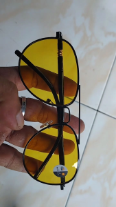 kacamata aviator night vision photocromic otomatis berubah warna