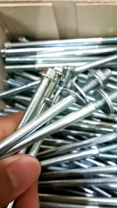 น็อตตัวผู้เกลียวเบอร์10(M6×110)(1ชุด)เกลียวยาว110มิล*หัวใช้ขันกับประแจเบอร์8#เกลียวมิล1.0