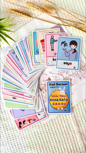 Flash Card BM : Kad Bacaan Gambar | Kad Imbas | Preschool Learning Bahasa Melayu