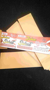 Kupon Jalan Sehat | Kupon Jalan Santai | Kupon 17 Agustus | Karcis Jalan Sehat (Tanpa Minimal Order) Isi 50 lembar