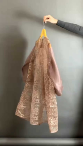 Outer Tunik Brukat Organza Pull Payet/Outer kondangan Wisuda hari Raya