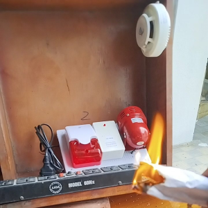 Báo khói báo cháy tự động không dây phát sóng radio lắp đặt sẵn Của Hãng Điện Tử Bình Minh