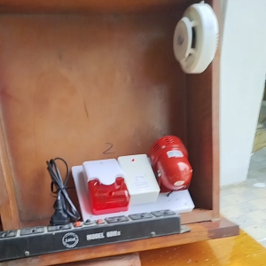 Báo cháy báo khói tư động không dây đấu nối sẵn phat sóng radio của hãng Điện Tử Bình Minh hàng chính hãng