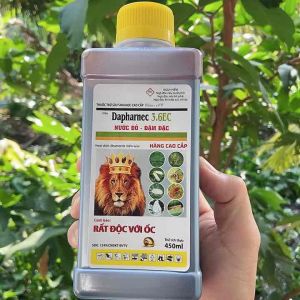 Thuốc trừ sâu sinh học Daphanec (3.6)EC. Diệt sâu Rầy bọ trỹ rẹp sáp ( hoạt chất Abmectin cực độc với Ốc ) chai 450ml.