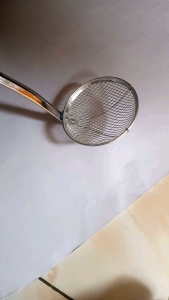 serokan/saringan mie ayam/mie rebus/serbaguna pegangan stainless steel anti karat anti nyangkut BEST SELLER