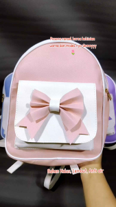 Tas ransel wanita Korea kekinian / Tas ransel sekolah