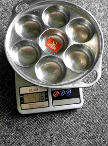 CETAKAN KUE LUMPUR DATAR 7 LUBANG BONUS TUTUP / CETAKAN MARTABAK MINI / CETAKAN KUE BIKANG BIKA AMBON / CETAKAN KUE APEM / CILOR MAKLOR