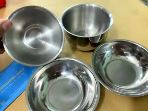 Chén inox số 2 (chum y tế) dụng cụ sơ cứu đựng gòn trong spa